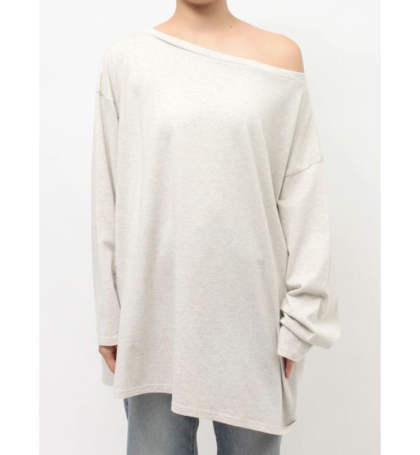 Ungrid「ボートネックビックシルエットロングスリーブTee」|Tシャツ・カットソー|