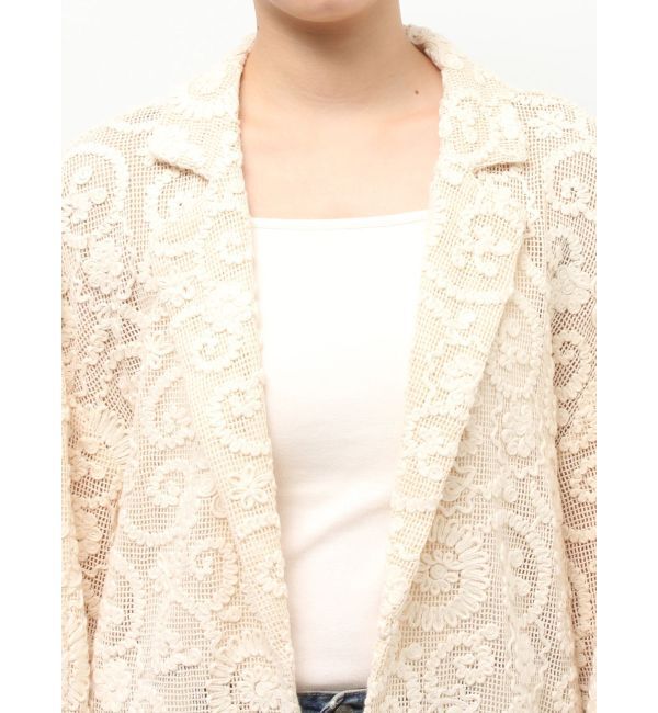 Ungrid「レーステーラードジャケット」|テーラードジャケット|