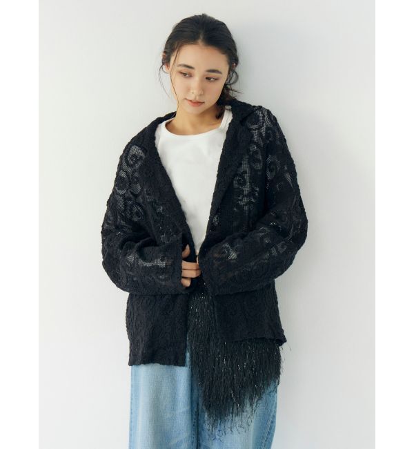 Ungrid「レーステーラードジャケット」|テーラードジャケット|