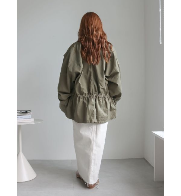 Ungrid「レザードッキングミリタリーブルゾン」|ブルゾン・スタジャン|