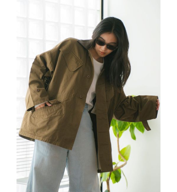 Ungrid「レザードッキングミリタリーブルゾン」|ブルゾン・スタジャン|