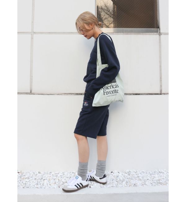 Ungrid「FRUIT OF THE LOOM別注 ロゴスウェットハーフパンツ」|その他|