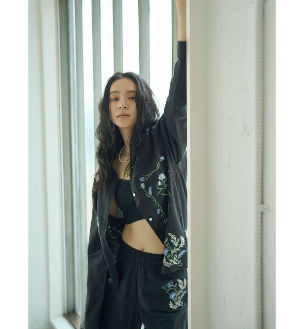 Ungrid「エンブロイダリーエスニックシャツ」|シャツ・ブラウス|