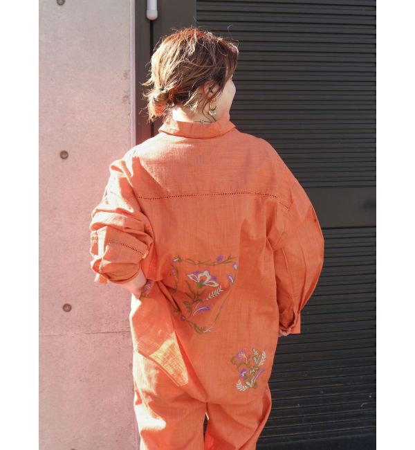 Ungrid「エンブロイダリーエスニックシャツ」|シャツ・ブラウス|