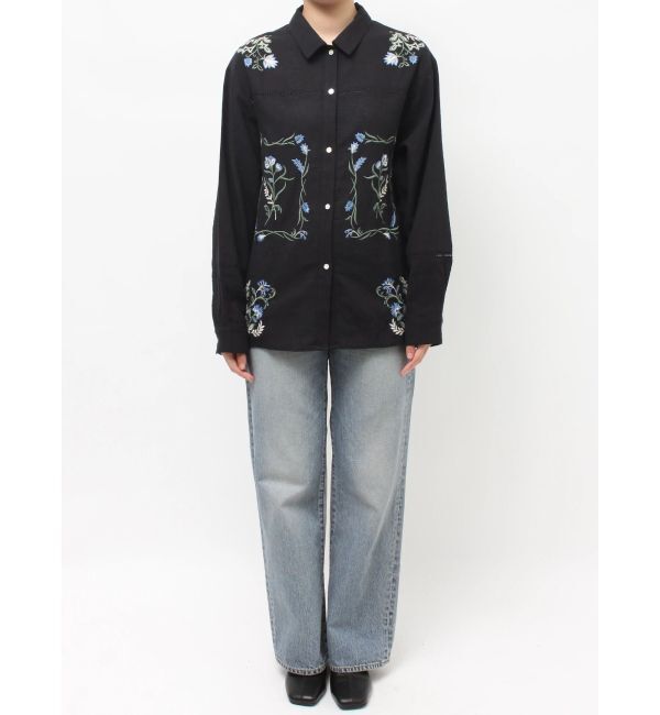 Ungrid「エンブロイダリーエスニックシャツ」|シャツ・ブラウス|