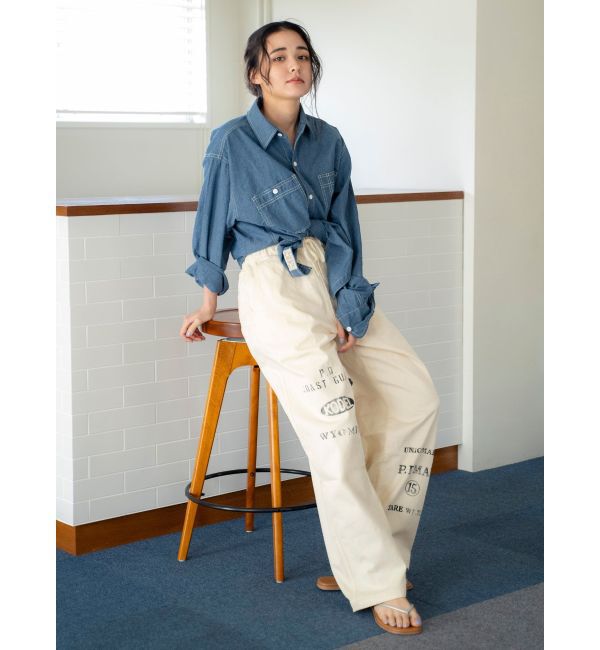 Ungrid「PAYDAY別注 ステンシルデザインラフパンツ」|その他|