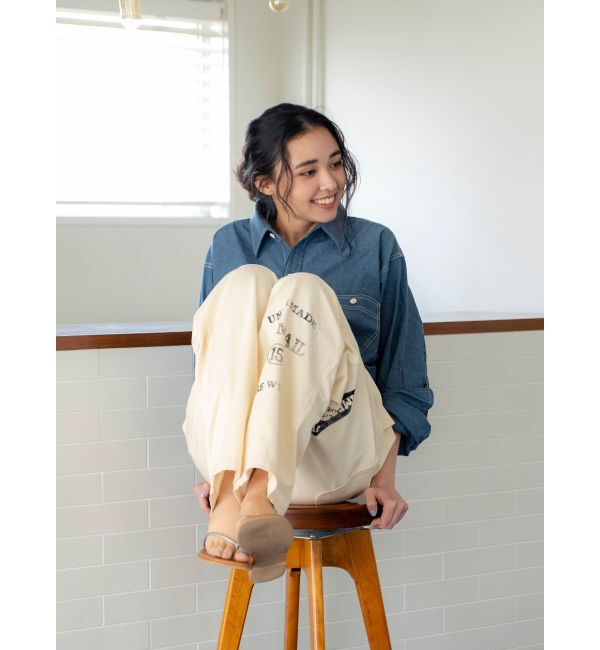 Ungrid「PAYDAY別注 ステンシルデザインラフパンツ」|その他|