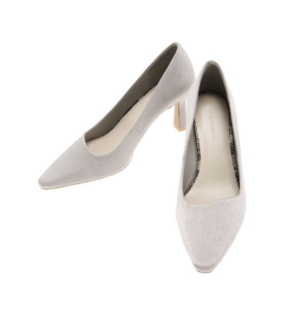 LAGUNAMOON「LADYヴィンテージサテンラインパンプス」|パンプス|