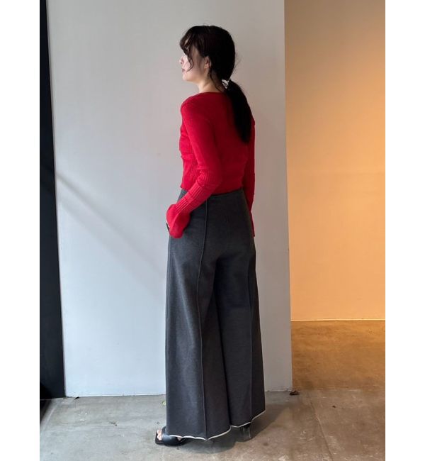 LAGUNAMOON「ZIPスウェットワイドフレアパンツ」|その他|