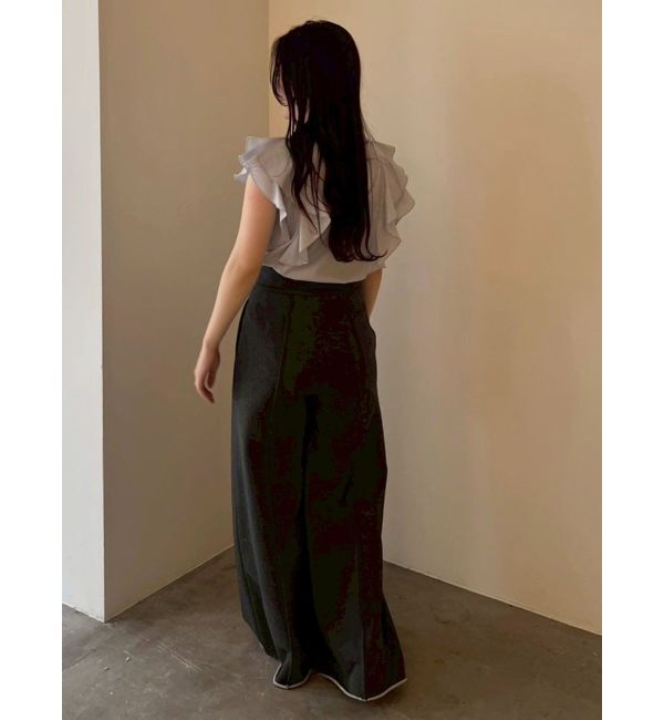 LAGUNAMOON「ZIPスウェットワイドフレアパンツ」|その他|