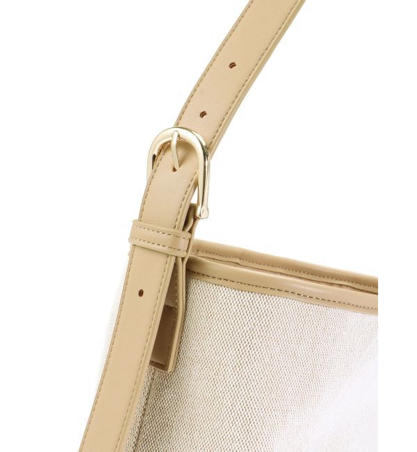 LAGUNAMOON「キャンバスコンビバケットバッグ」|ハンドバッグ|