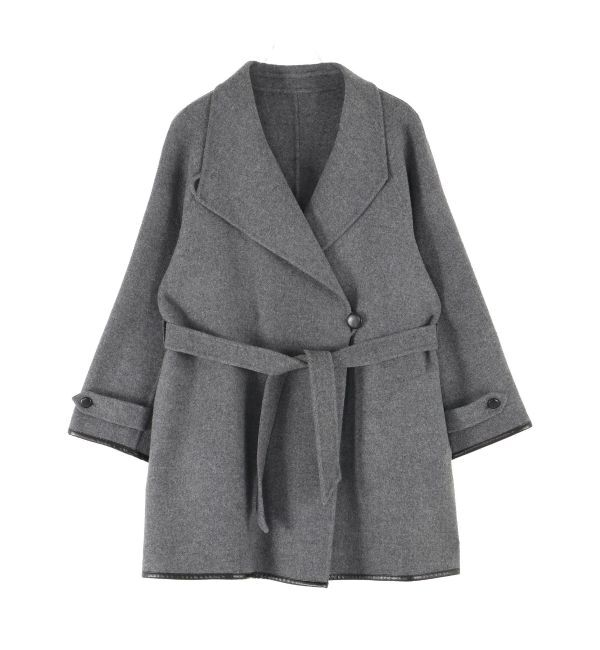 LAGUNAMOON「ラペルリバーコート」|その他|