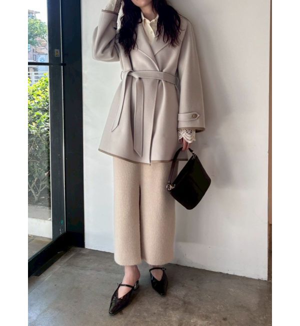 LAGUNAMOON「ラペルリバーコート」|その他|