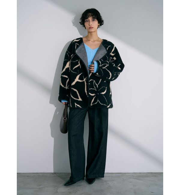 LAGUNAMOON「ベルテッドルーズワイドデニムパンツ」|デニム|