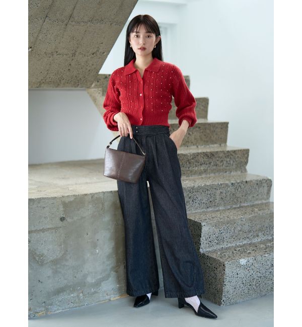 LAGUNAMOON「フェイクオイルレザー2WAYバッグ」|ハンドバッグ|