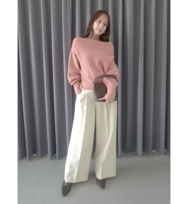 LAGUNAMOON「ウォッシャブルタックワイドパンツ」|その他|