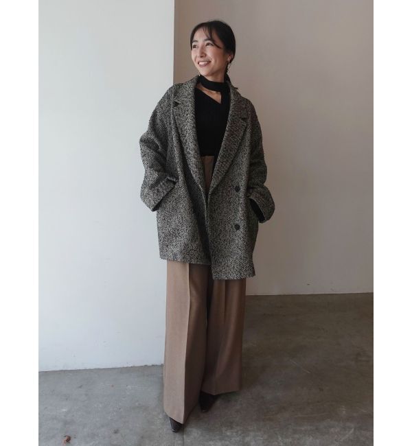 LAGUNAMOON「ウォッシャブルタックワイドパンツ」|その他|