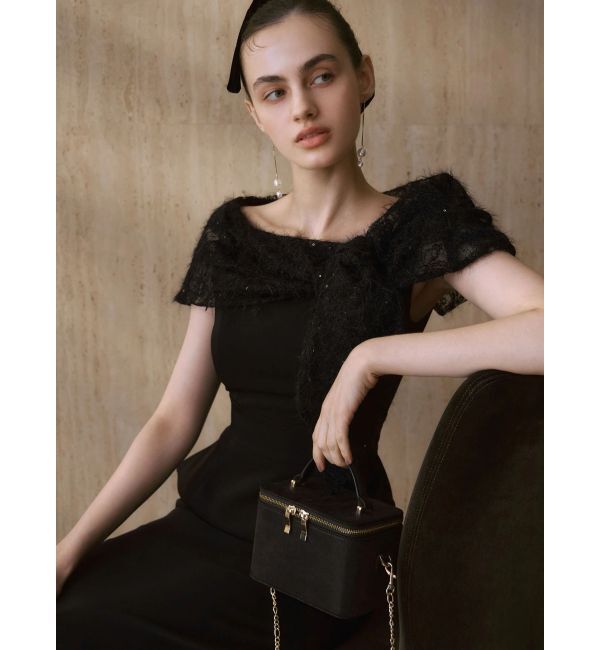 LAGUNAMOON「LADYラメバニティバッグ」|ハンドバッグ|