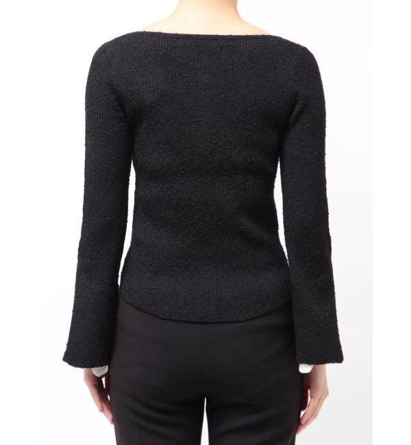 LAGUNAMOON「レーススリーブニットプルオーバー」|ニット・セーター|