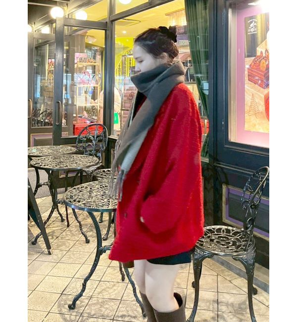 LAGUNAMOON「ツイードオーバージャケットコート」|その他|