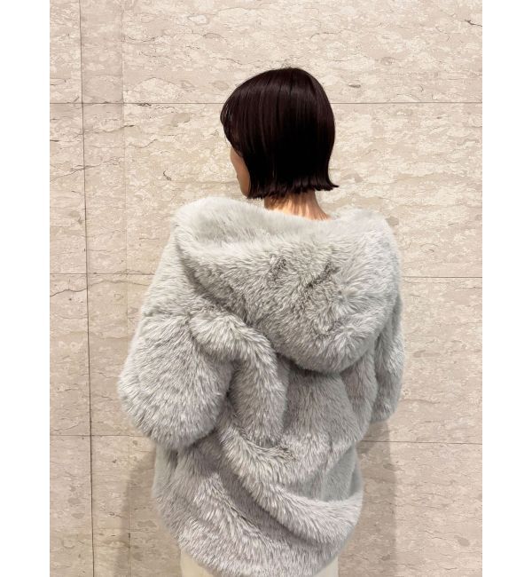 LAGUNAMOON「フェイクファーフーディコート」|その他|