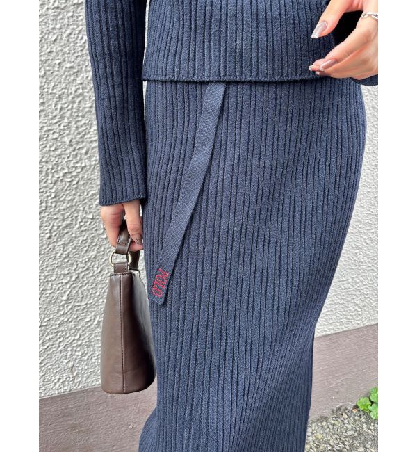 LAGUNAMOON「【POLO BCSコラボ】Iラインニットスカート」|スカート|