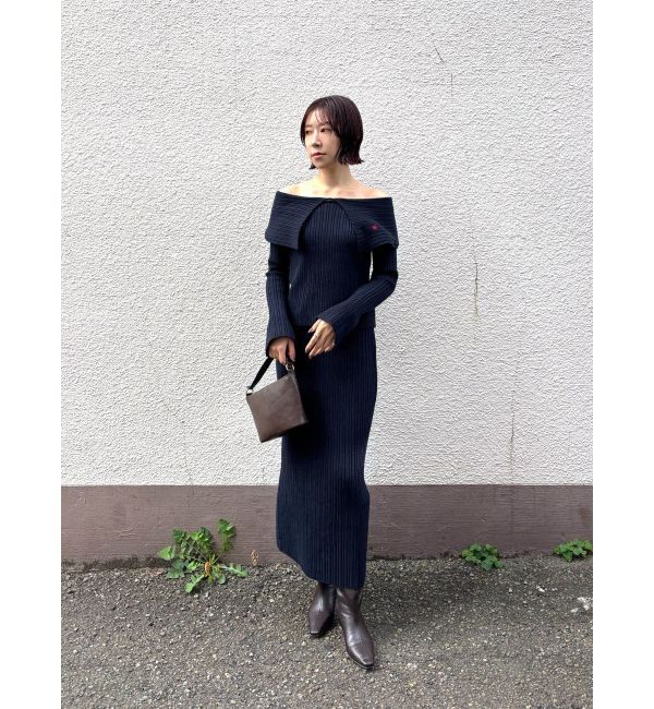 LAGUNAMOON「【POLO BCSコラボ】Iラインニットスカート」|スカート|