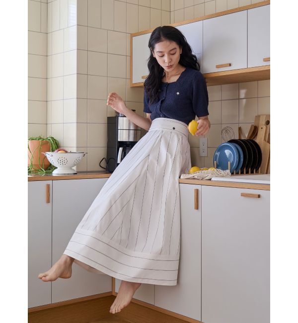 LAGUNAMOON「【POLO BCSコラボ】ボリュームマキシサーキュラースカート」|スカート|