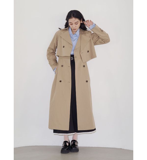 LAGUNAMOON「マルチWAYダブルカラートレンチコート」|トレンチコート|