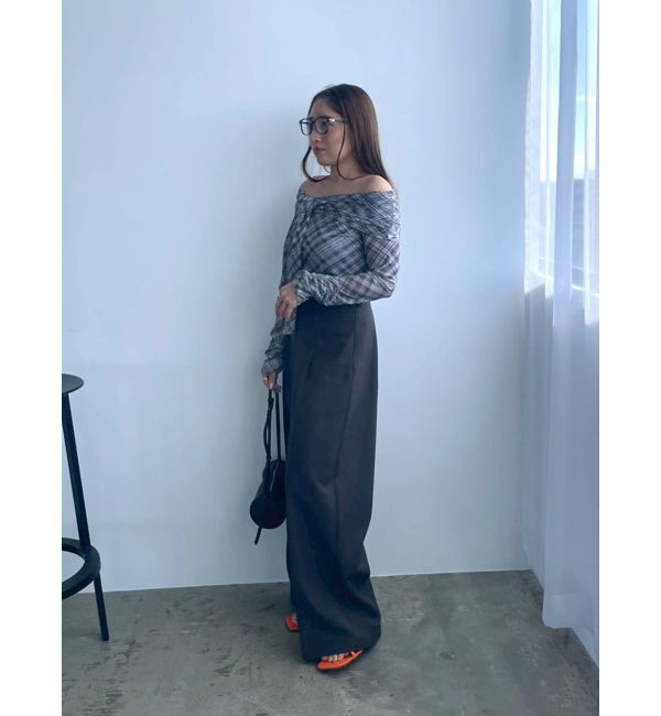 LAGUNAMOON「オフショルチュールタイブラウス」|Tシャツ・カットソー|