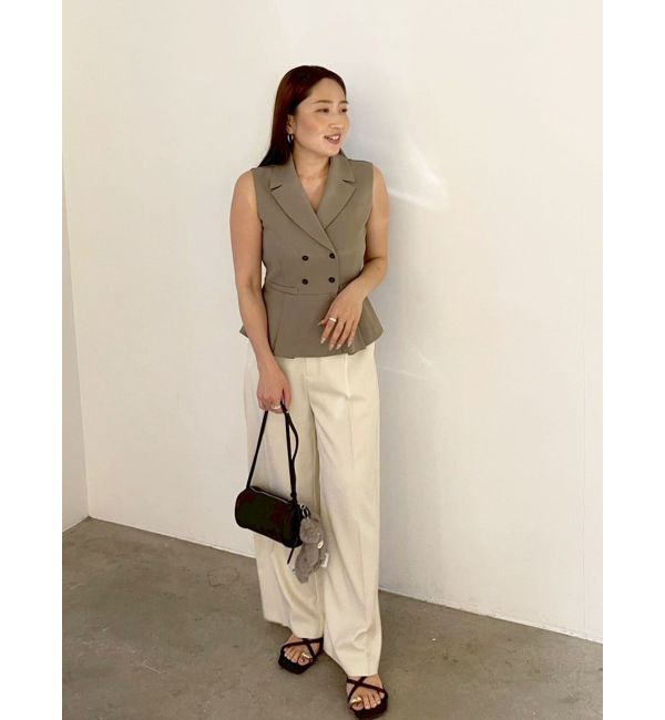 LAGUNAMOON「サイドベルトワイドパンツ」|その他|