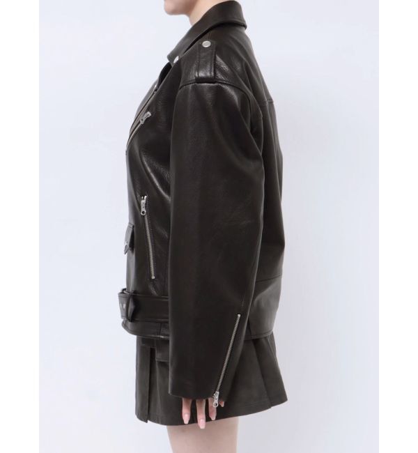 jouetie「【PosTokyo】Real leather riders」|ブルゾン・スタジャン|