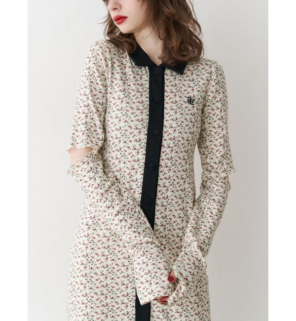 jouetie「【MILLER】バイカラーロングワンピース」|ワンピース|