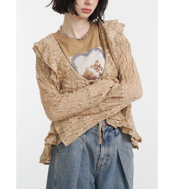 jouetie「フラワーフォトフィットTシャツ」|Tシャツ・カットソー|