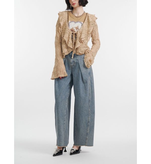 jouetie「フラワーフォトフィットTシャツ」|Tシャツ・カットソー|