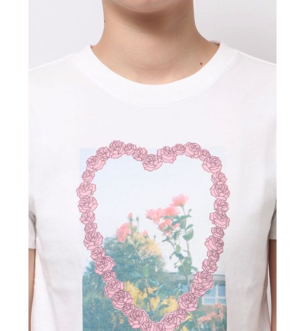 jouetie「フラワーフォトフィットTシャツ」|Tシャツ・カットソー|