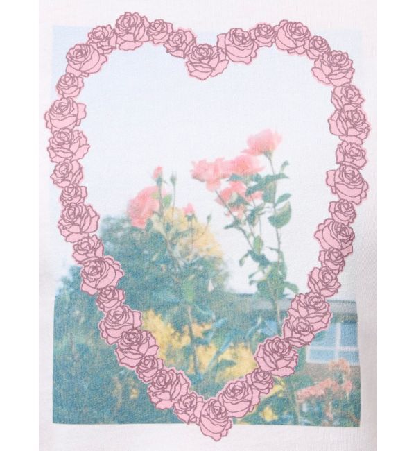 jouetie「フラワーフォトフィットTシャツ」|Tシャツ・カットソー|