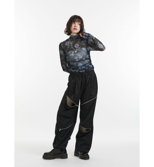 jouetie「ジップナイロンルーズパンツ」|その他|