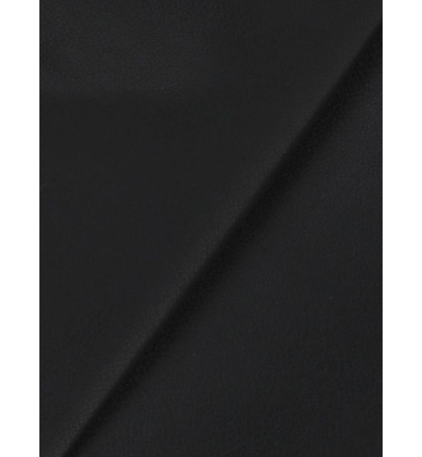 jouetie「フェイクレザーAラインジャケット」|ライダースジャケット|