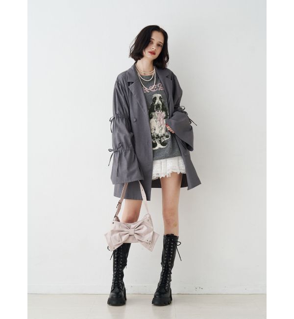 jouetie「リボンスリーブジャケットミニワンピース」|ワンピース|