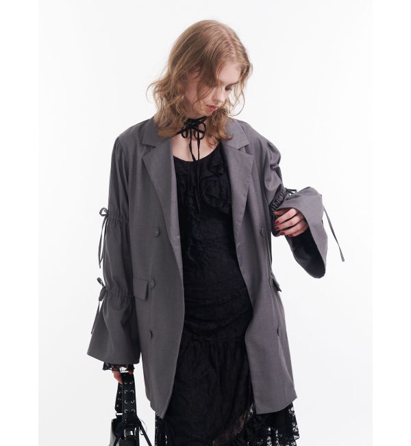 jouetie「リボンスリーブジャケットミニワンピース」|ワンピース|