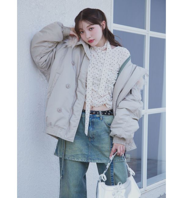 jouetie「ルーズN2Bブルゾン」|ブルゾン・スタジャン|