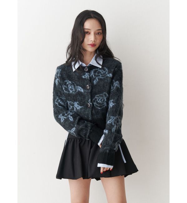 jouetie「2WAYパターンショートカーデ」|カーディガン|