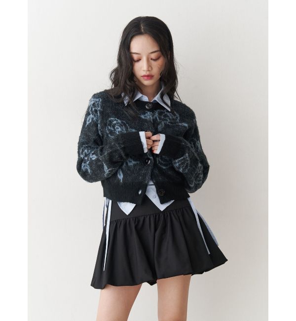 jouetie「2WAYパターンショートカーデ」|カーディガン|