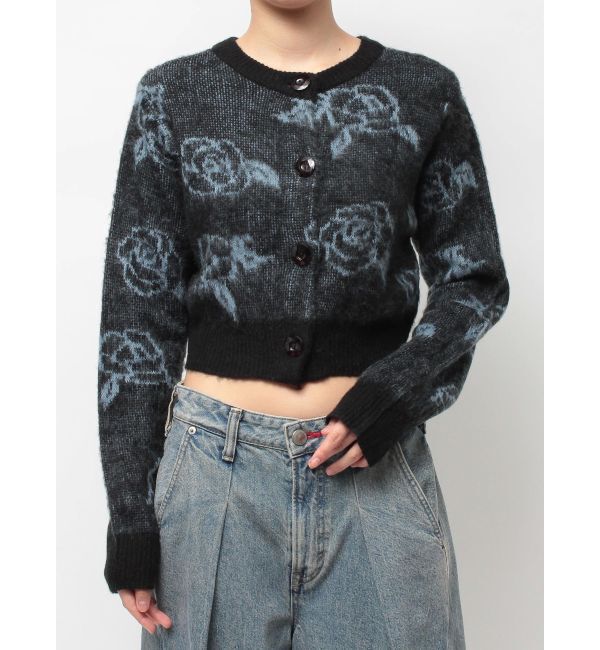 jouetie「2WAYパターンショートカーデ」|カーディガン|