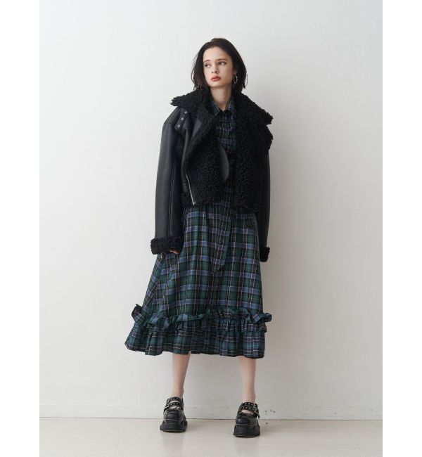 jouetie「フェイクムートンショートジャケット」|その他|