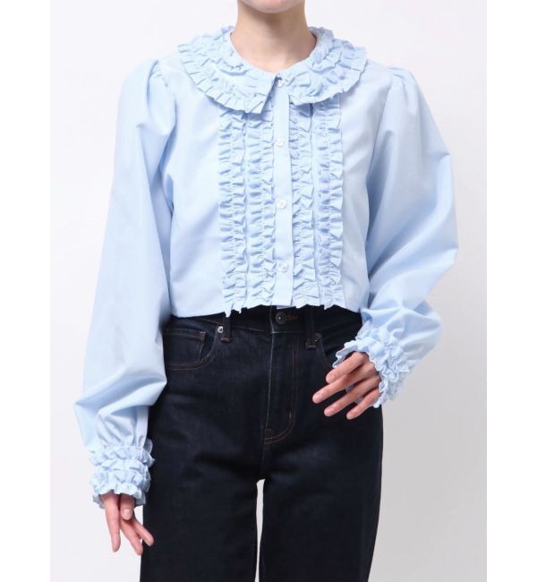 jouetie「フリルカラーショートブラウス」|シャツ・ブラウス|