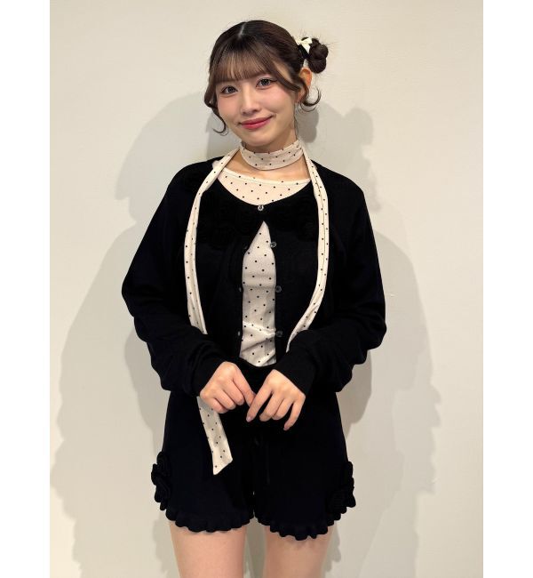 jouetie「ローズモチーフニットショーパン【セットアップ対応】」|その他|