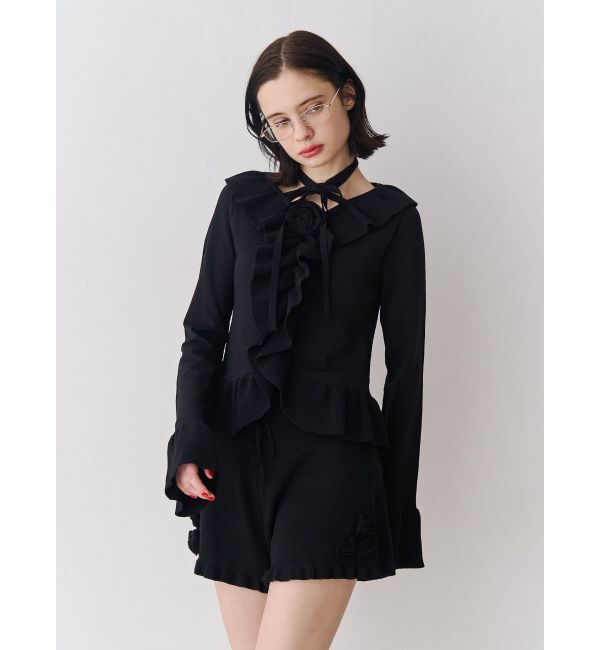 jouetie「ローズモチーフニットショーパン【セットアップ対応】」|その他|