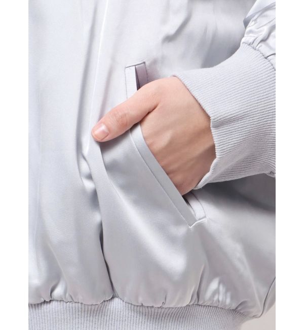 merry jenny「ribbonセーラーサテンブルゾン」|ブルゾン・スタジャン|